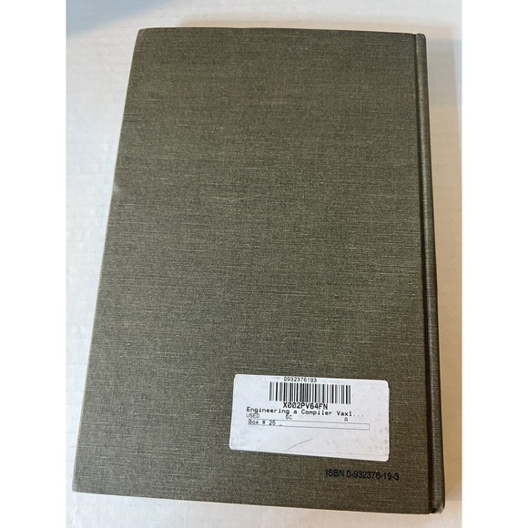 Engineering a Compiler : VAX-11 Code Generation and Optimization by Cutler,... - Picture 3 of 6